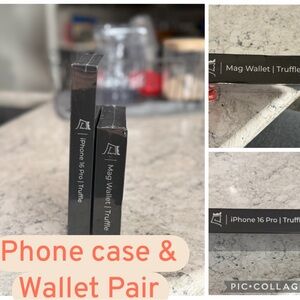 Kings Loot iPhone 16 Pro Case and Mag Wallet - Black